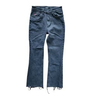 Desigual Jeans Black 38/M Embroidered Denim Grunge